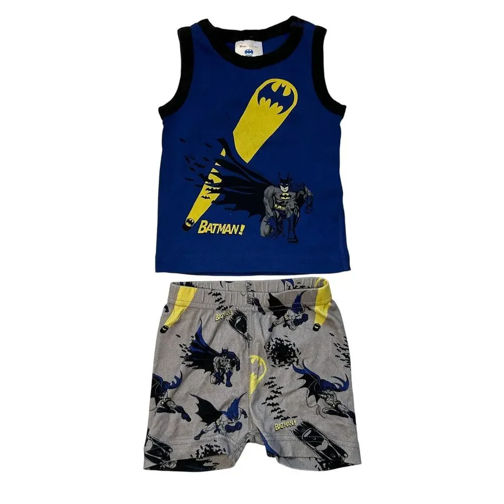 Hanna Andersson x Batman Organic Cotton Pajama Set Size 80 (18-24 mos)